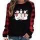 thumbnail image 2 of Puntoco Mujer Otoño e Invierno Impreso Camiseta Suelta Manga Larga Blusa Cuello Redondo Casual tops Puntoco Puntoco-2769, 2 of 5