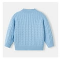 thumbnail image 5 of Zshosam Kids Sweater Kids and Boys Crew Neck Pullover Sweater Long Sleeve Cable Knitted Size 6T 7T,(Sky Blue 6-7 Years), 5 of 5
