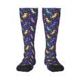 thumbnail image 1 of Balery Colorful Dinosaur Calcetines novedosos Calcetines deportivos Calcetines hasta la rodilla Calcetines de algodón Calcetines originales y geniales, 1 of 6