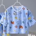 thumbnail image 5 of KPOPLK Boys Pajamas Pants Long Sleeve Top 2 Piece Set Kids Sleepwear PJs Soft Loungewear for Boys 3Months-5Years,Size 6-12 Months, 5 of 5