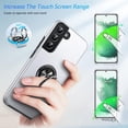 thumbnail image 4 of Hidden Series Galaxy S22 Case 5G,[No Fall-Off Kickstand] 360°Metal Ring, 15Ft Military Grade Shockproof Protective Phone Case Designed for Samsung Galaxy S22 6.1 Inch, Silver, 4 of 13