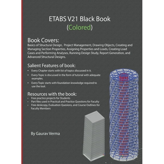 ETABS V21 Black Book: (Colored), (Hardcover)