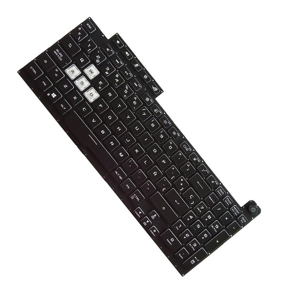 Teclados retroiluminados Bearachild Diseño español Negro RGB