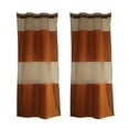 thumbnail image 1 of Paquete de 2 cortinas - Cortinas con ojales para sala de y dormitorio, de 2 paneles (78,74 por 39,37 pulg Gloria Cortinas de voile para sala de estar, 1 of 9