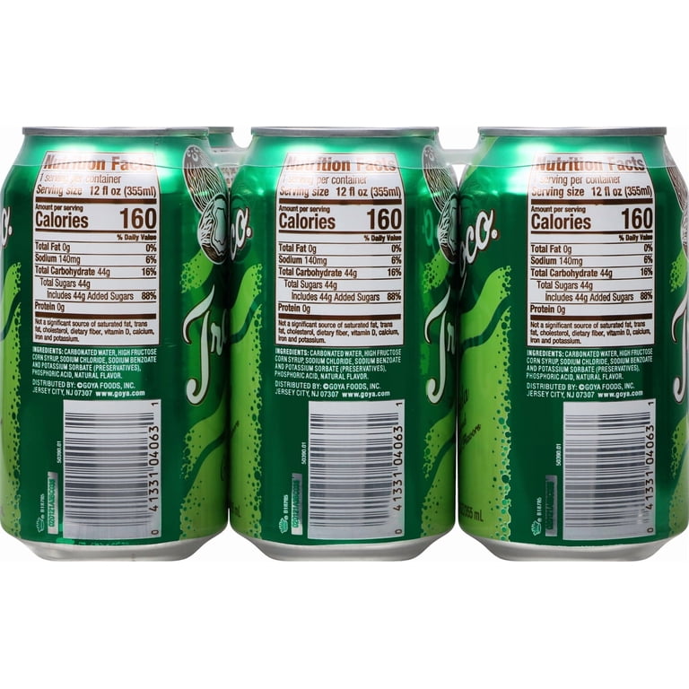 Goya Tropi-Coco Sparkling Coconut Soda, 6 Pack, 12 fl oz Cans