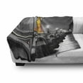 thumbnail image 3 of London Soft Flannel Fleece Throw Blanket, Big Ben and Westminster Bridge at Night in UK Street River European Look, Cozy Plush for Indoor and Outdoor Use, 70" x 90", Grey Yellow, by Ambesonne, 3 of 6