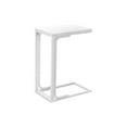 thumbnail image 5 of Monarch C-shaped Accent Table in Metal White, 5 of 13