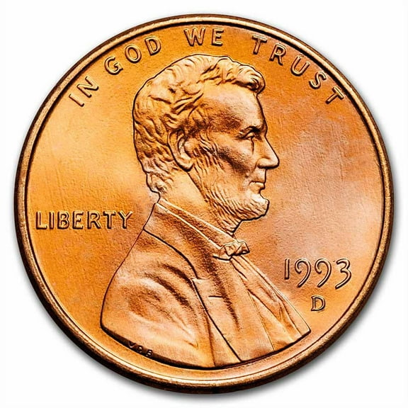 1993-D Lincoln Cent BU (Red)
