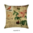 thumbnail image 2 of Maytalsory Easy To Change Flowers Pillowcase Addition To Home Decor Polyester Decorative Pillow Cushion Covers Soft Durable kztym001-9 1Set, 2 of 6