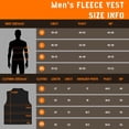 thumbnail image 4 of Electric Heated Vest 23 Zones 2 Temp Settings Sleeveless Stand Up Collar USB Powered Warm Vest for Outdoor Hunting Hiking Men Women., 4 of 9