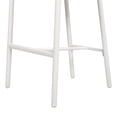 thumbnail image 4 of Rowan 27.5" Rope Barrel Low Back Patio Counter Stool Set of 2 Optic White, 4 of 6