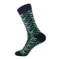 thumbnail image 2 of Mens Performance Cotton Pad Sports Leisure Socks Christmas Pattern Socks For Men, 2 of 3