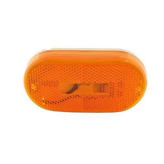 Grote 46713 - Clearance Marker Lamp,Yellow, Single Bulb Oval With Class "A" Reflector