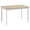 Natural Wood, variant on HOMCOM Dining Table Farmhouse Kitchen Table w/ Wood Frame for Dining Room