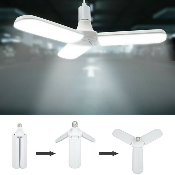 LED Garage Lights, Foldable Garage Ceiling Lighting 20000LM White LED
