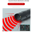 thumbnail image 2 of New Aluminum Alloy Electronic Whistle Strong Light Flashlight Rechargeable Guide Basketball Game Referee Whistle Training Pigeon Training, 2 of 5