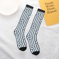 thumbnail image 4 of Daiia Sports Socks Nautical1 Printed Novelty Crew Socks for Men Women Knee High Socks Cotton Socks Soft & Breathable Support Unisex Socks, 4 of 9