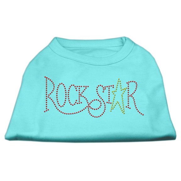 Pet Dog Cat Shirt Rhinestone, "RockStar"
