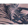 thumbnail image 4 of Ambesonne Navy and Blush Quilted Bedspread Set 3 Pcs, Summer Hawaii, Queen Size, Night Blue Pale Pink, 4 of 5