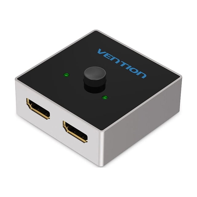 VENTION HDMI2.0 Conmutador Conmutador bidireccional 4K HD Divisor de video chapado en oro