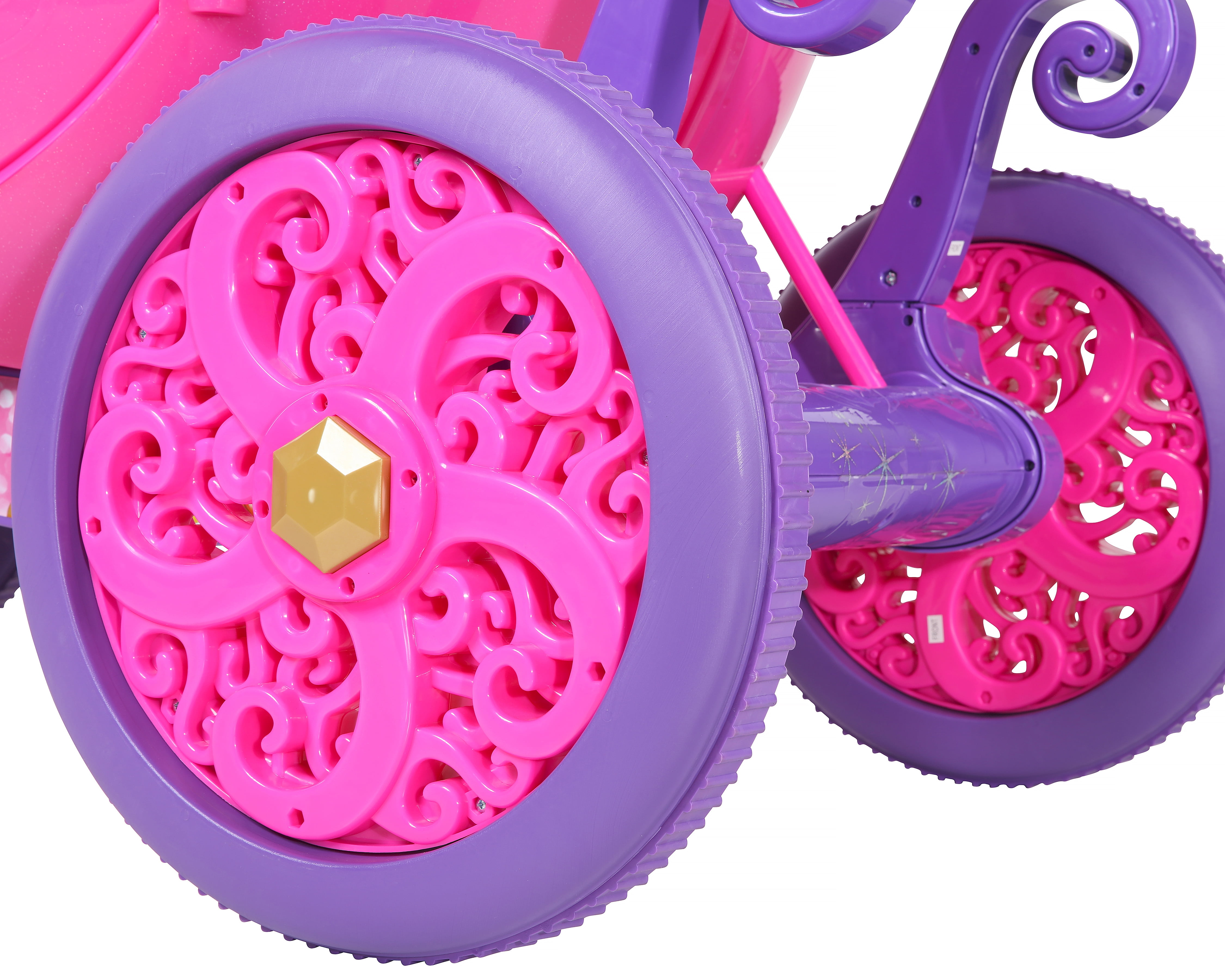 24 volt disney princess carriage ride on