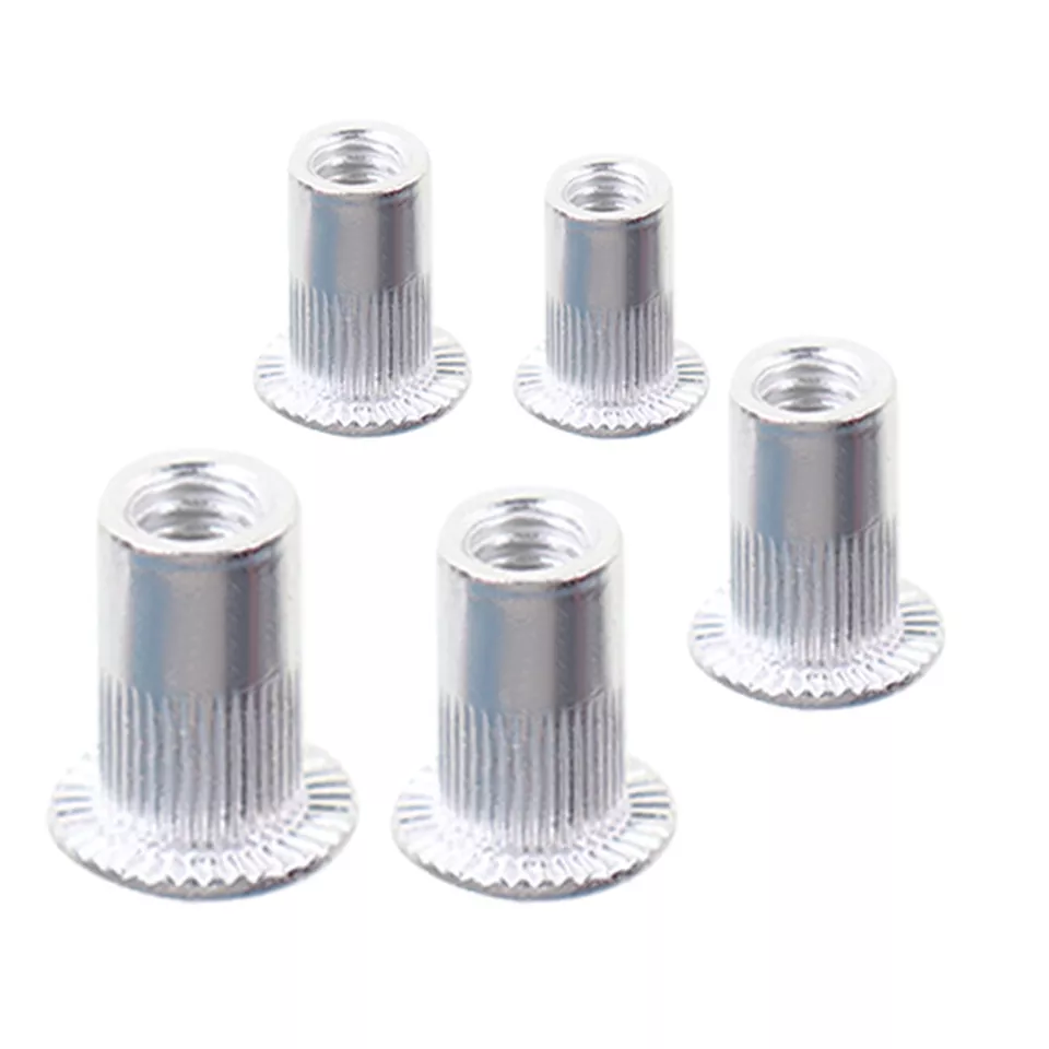 CIRCLE- 300 Pack Aluminum Rivet Nut Rivnut Nutsert Kit Case 150Pcs Metric And 150Pcs Sae