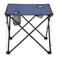 thumbnail image 3 of Colaxi Table de Camping Pliante Table à Manger de Camp Pliante 19"x19 Pouces avec Porte-Gobelets pour 1-2 Personnes pour Patio Randonnée Camping Extérieur BBQ Bleu, 3 of 8