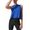 Blue, variant on Workout Tank Top for Women Sleeveless Crop Sports Flowy Cropped Tank Sports Shirt Casual Tops