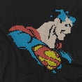 thumbnail image 2 of DC Comics T-Shirt Lite Brite Superman Unisex Graphic Tee For Men & Women, 2 of 7