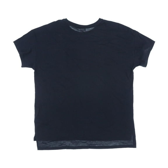 DKNY Women's T-Shirt Short Sleeve Cotton Crewneck Logo Black L New