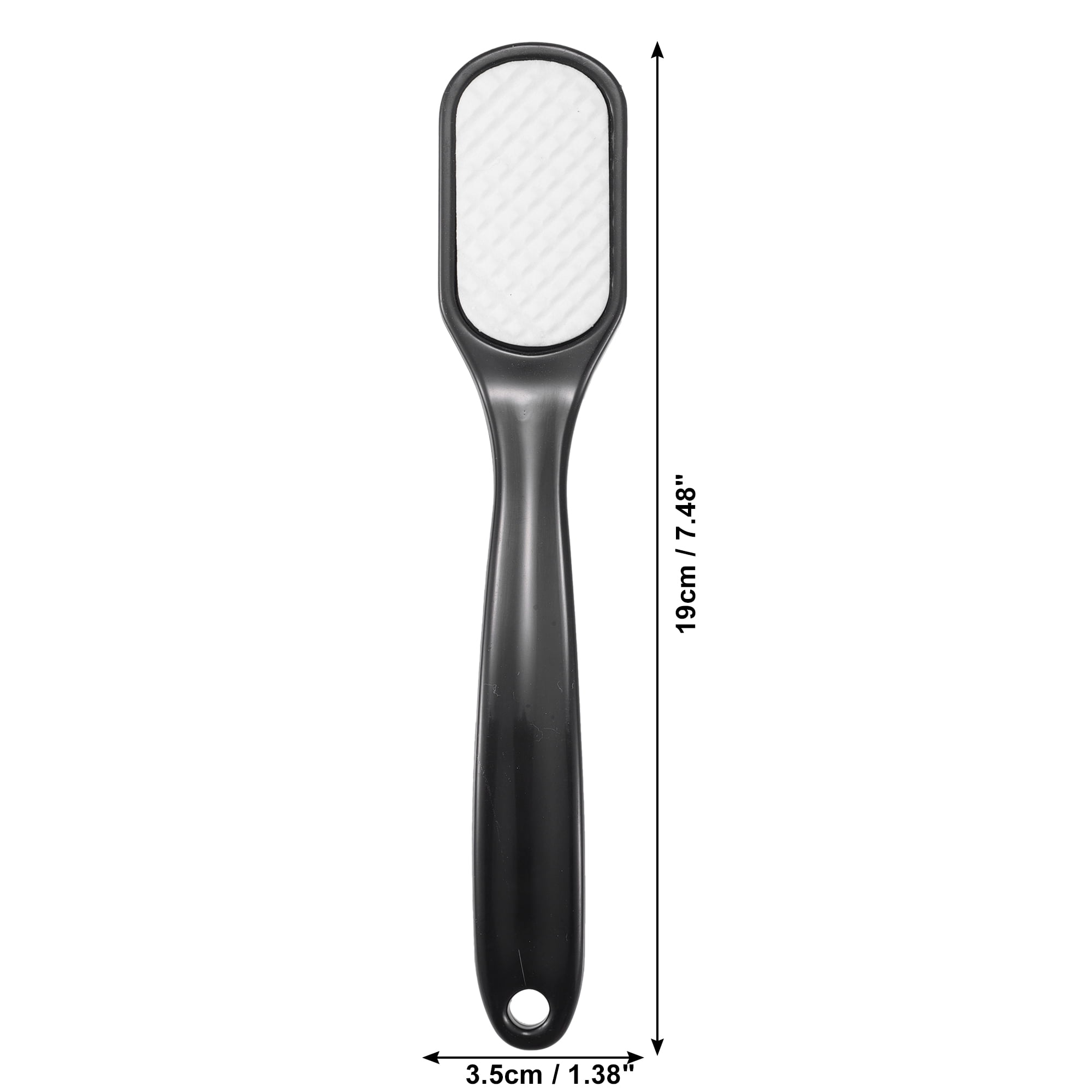 Unique Bargains 1 Pc Dual Sided Foot File Coarse and Fine Pedicure Removes Dead Skin Black
