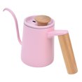 thumbnail image 4 of Gooseneck  Drip Kettle, Long Gooseneck  Kettle Multilayer Pink Ergonomic  For Halogen Stove 350ml, 4 of 8