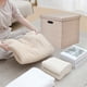 thumbnail image 4 of Caja plegable de cubos para guardar telas - Caja organizadora plegable de 33 cm para juguetes, ropa y organización del hogar, 4 of 6