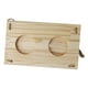 thumbnail image 3 of Comedero de para conejos de madera, soporte para hierba de madera, dispensador de multifunción para conejitos, pesebre de alimentación para, 3 of 9