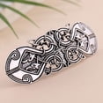 thumbnail image 4 of 2x Diseño Irlandés Lucky Snap Hairclips Barrettes Horquillas Plata, 4 of 8