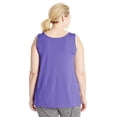 thumbnail image 2 of Just My Size Débardeur Col Rond Cool DRI pour Femmes, 4X, Violet Pétale, 2 of 2