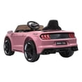 thumbnail image 2 of Carro Eléctrico Montable Para Niño Aeiou Mustang Con Control Rosa, 2 of 4