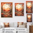thumbnail image 4 of Designart "Orange Dusk Cactus" Cactus Canvas Prints, 4 of 7