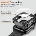 thumbnail image 3 of Cristal y funda para Apple Watch 7, 8, 45mm, 41mm, 49mm, 44mm, 40mm, borde recto, Protector de pantalla, funda para iWatch 4, 5, SE, 6, 7, 8, Ultra 49mm, 3 of 4