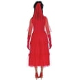 thumbnail image 2 of Vestido de novia rojo Costume Party City Lydia Beetlejuice para mujer, 2 of 8
