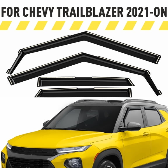 AEROGUYS In-Channel Window Deflectors Extra Durable Window Visors Rain Guards Fit for Chevrolet (Chevy) Trailblazer 2021-2026, Sun Visors, Wind Vent Visors, Car Accessories - 4 pcs. AG0644