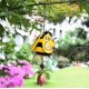 thumbnail image 4 of Carillón de viento de abeja de mariquita con gancho colgante, campana de viento de cristal de Metal para jardín, Patio, Patio (1 uds) JAMW Sencillez, 4 of 4