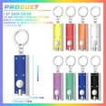 thumbnail image 2 of Lsupdaol 8 Pcs Mini Keychain Flashlight LED Keychain Light Bulk Small Flashlight for Outdoor Camping Hiking Equipment and Emergency Gift(Multicolor), 2 of 6