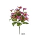 thumbnail image 2 of Decoración al mayorista de ramo de pensamientos artificiales de 5 tallos • Flores de pensamiento falsas para bodas, jardines, salones, jardinería, exhibiciones florales, 2 of 6