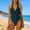 Navy, variant on YTCAMLO Backless Womens One Piece Swimsuit Casual Halter Ruched Tummy Control Bathing Suit Cheeky Summer Beach Swimwear, Black S