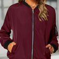 thumbnail image 5 of Ladies' Fashionable Baseball Jacket Casual Zipper Jacket Spring and Summer Thin Coat, 5 of 5
