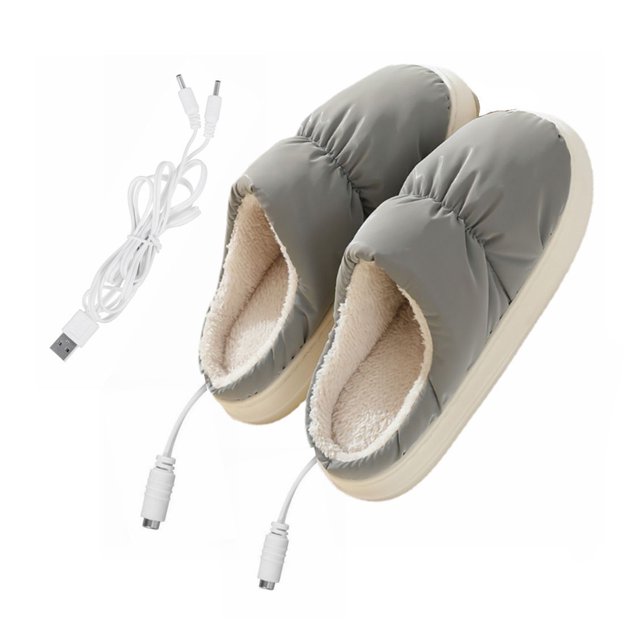 Pantoufles chauffantes chauffées à température constante de 50 degrés USB Pantres chauffées