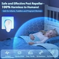 thumbnail image 4 of 2026 Ultrasonic Pest Repeller Plug-In for Mice, Roaches & Spiders, Indoor, 6 Pack, 4 of 7
