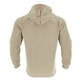 thumbnail image 6 of Men's Casual Jacquard Plaid Hooded Sweatshirt, Lightweight Pullover Shirt with Large Front Pockets, Long Sleeve Fall Spring Basic Layering Piece,Khaki,M, 6 of 6