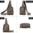 thumbnail image 3 of ALAZA Retro Chains Sling Bag for Women Men Waterproof Crossbody Chest Bags, 3 of 7